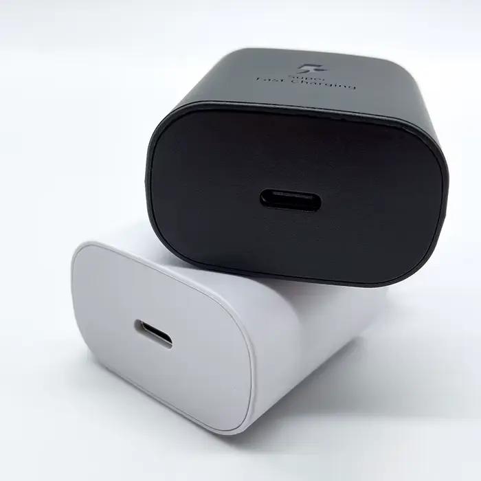 Chargeur rapide Samsung 25W pour Galaxy A55 A54 A35 A05s A34 A14 5G avec prise UE et câble USB C pour S24 S23 S22 Plus S21 S20 FE