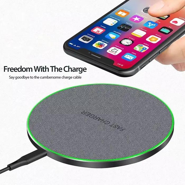 Chargeur sans fil 15W pour iPhone 15 14 13 12 11 Pro XS X XR 8