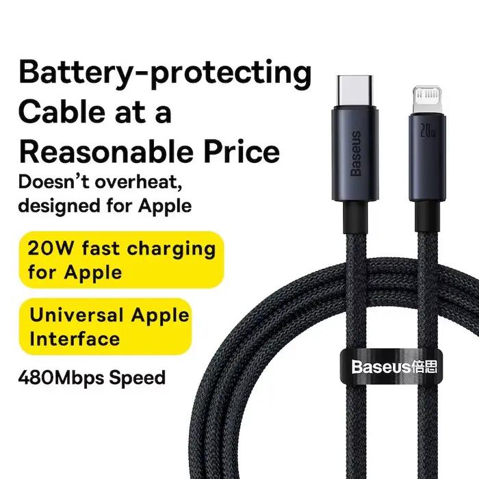 Câble USB Baseus pour iPhone 13 12 11 pro max