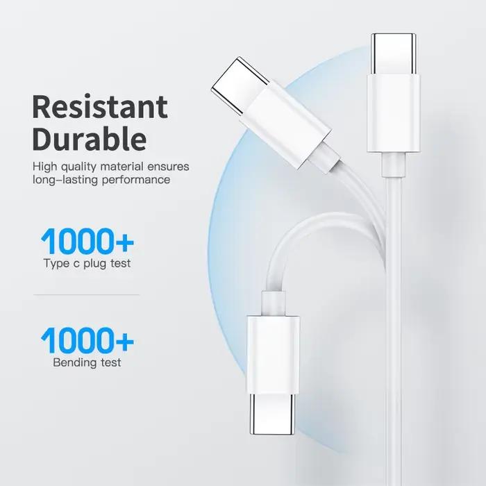 Câble USB C vers Type C 65W 5A