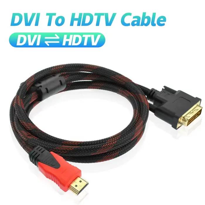 Câble audio compatible à grande vitesse de TVHD DVI Digital DVI DVI DVI au
