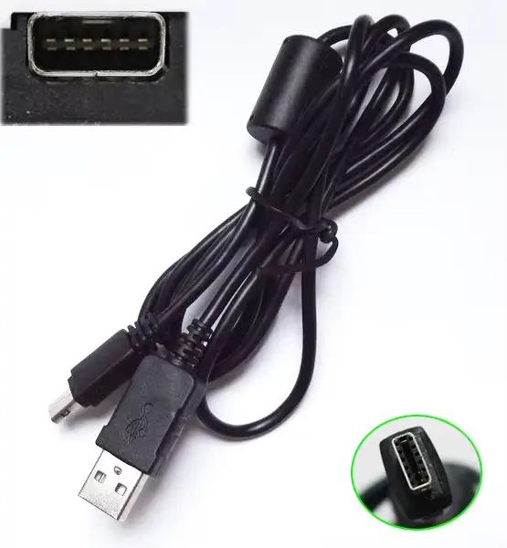 Chargeur et câble USB pour caméra CASIO Exilim EX-ZR10 EX-ZR15 EX-ZR100 EX-ZR20 EX-ZR200 EX-ZR300 EX-ZR310 EX-ZR320 ZR400 ZR410