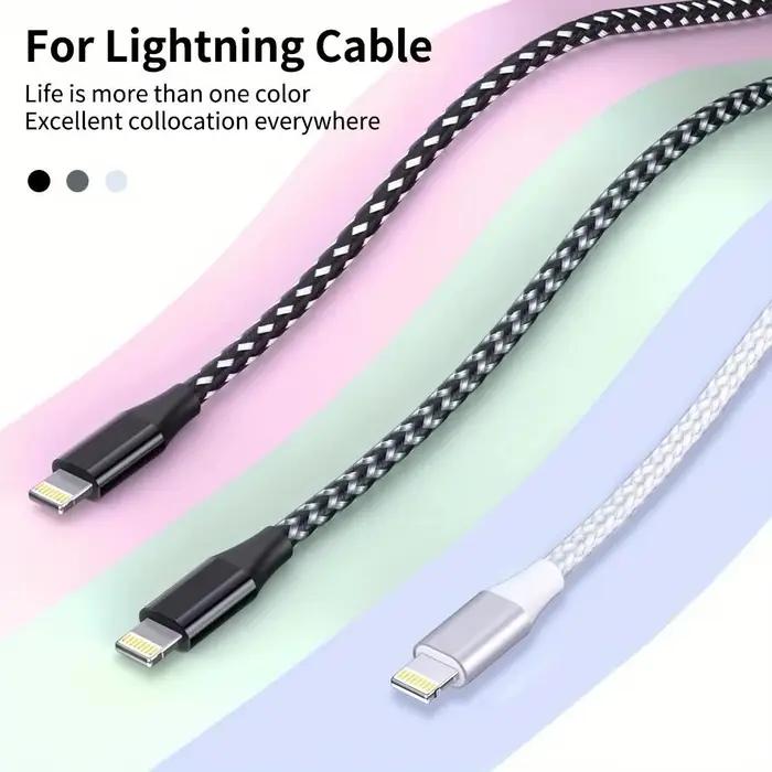 Câble Lightning tressé en nylon LAIHONEN