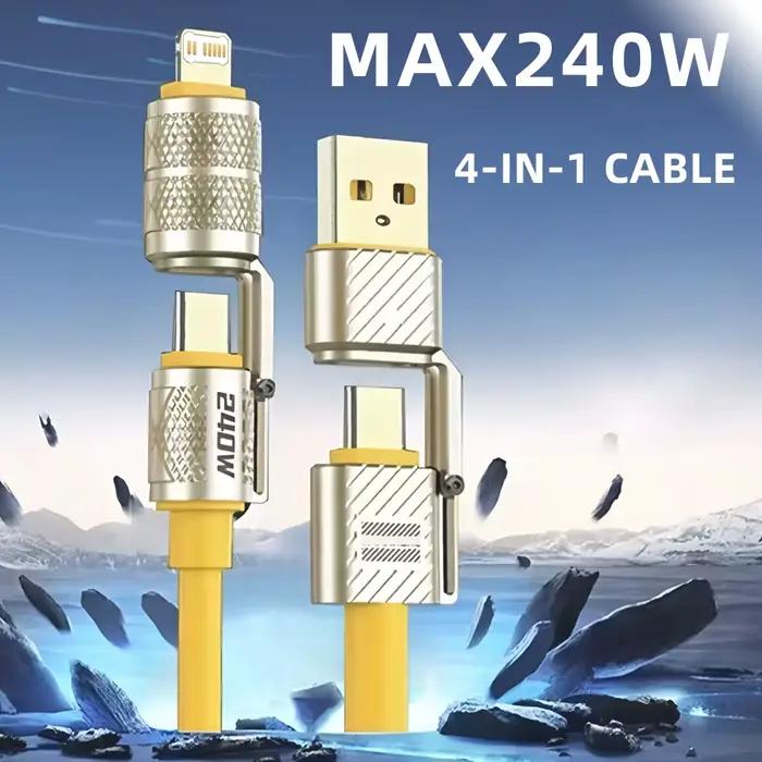 Câble de données de charge rapide 4 en 1 240W