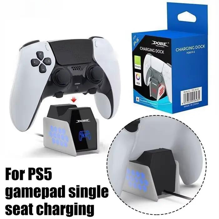 Station de charge unique intelligente pour manette PS5 et PS5 Elite avec chargeur de contrôleur de lumière LED