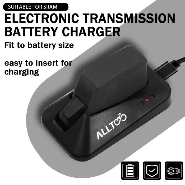 ALLTOO Bike Nouveau chargeur de batterie Sram Etap pour SRAM RED AXS |   Etap AXS |   Chargeur de vélo Eagle AXS compatible avec Apple USB