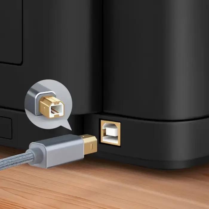 Câble d'imprimante USB C vers USB B 2.0