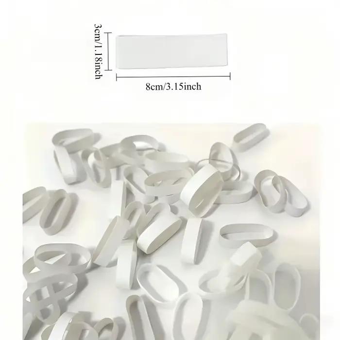 Attaches de câbles en silicone