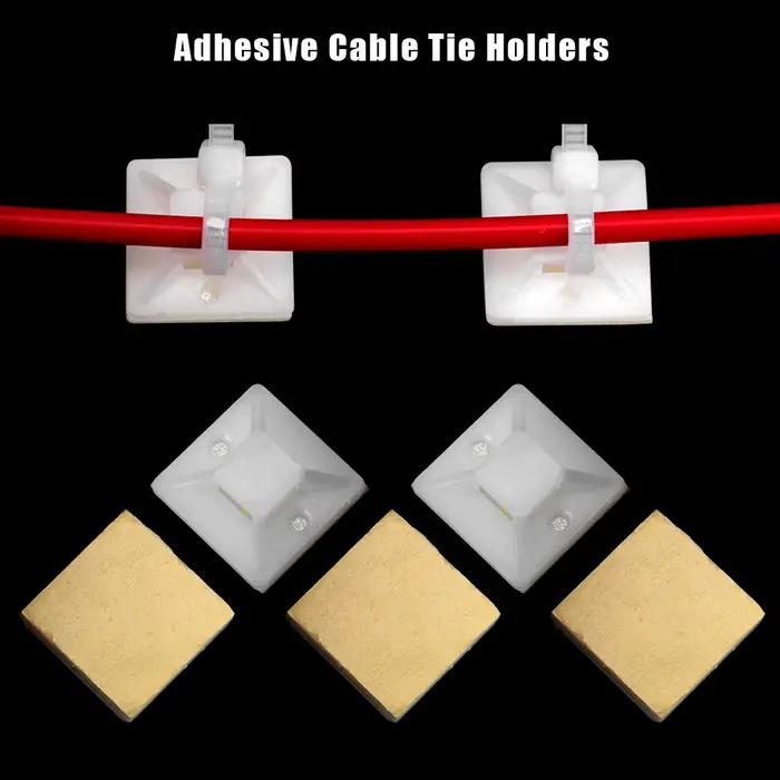 Base d'attache de câble auto-adhésive