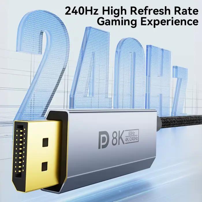 Câble USB C vers DisplayPort 1.4 8K