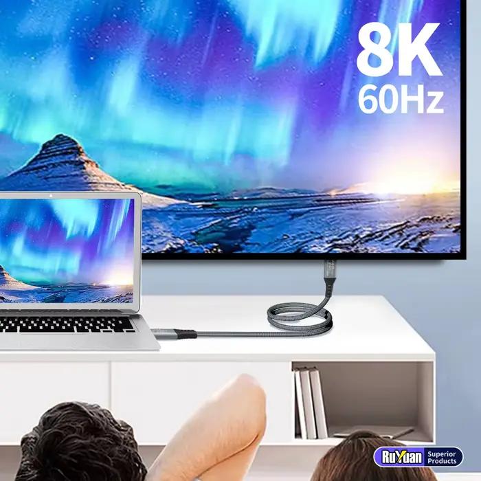 Câble USB4 40 Gbps 48 V 240 W pour Thunderbolt 4 Type C