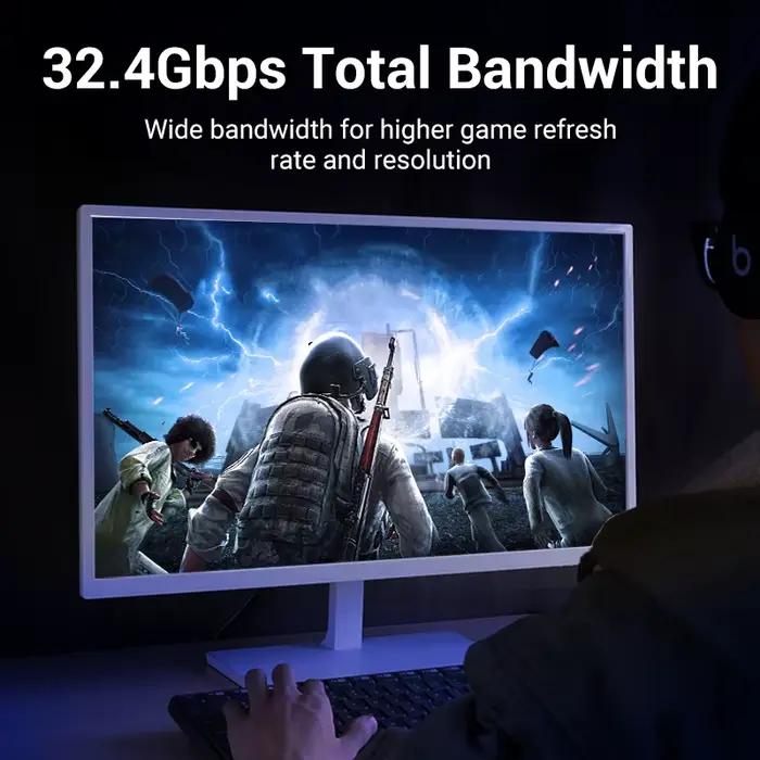 Vention displayport 1.4 câble 8K 60HZ 4K HDR 165hz