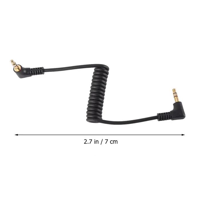 Câble Jack 3, 5 mm Premium Pliable Mâle-Mâle pour Transmission Audio Léger Portable Connexion Musique pour Haut-parleur