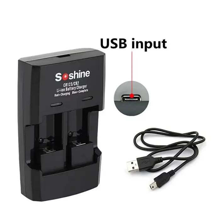 Chargeur USB universel pour batterie au lithium, CRree, CR2, 14250, 16340, Touriste, Nouveau, Portable