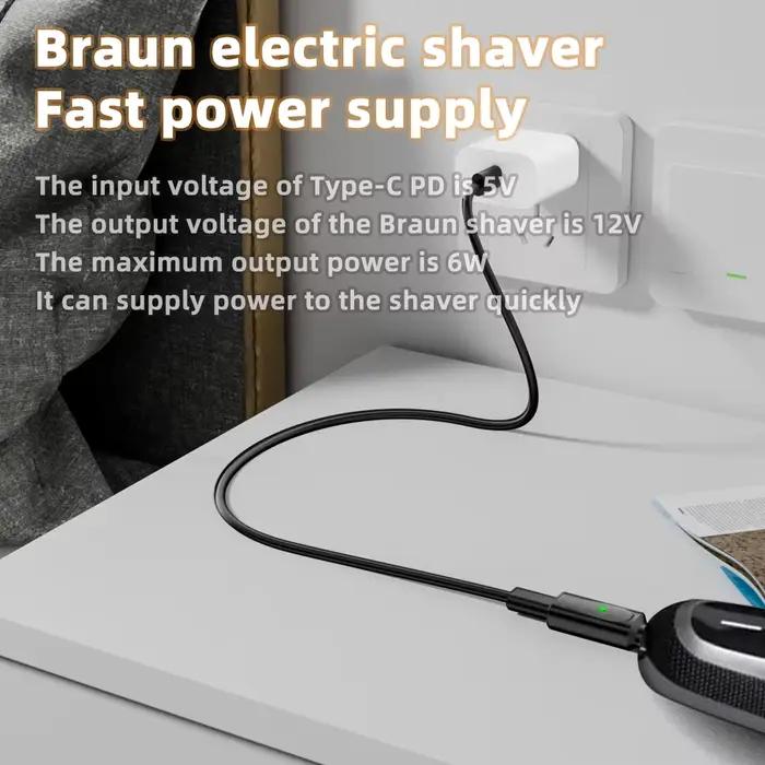 Adaptateur de chargeur de rasoir Hobo 12V type-c