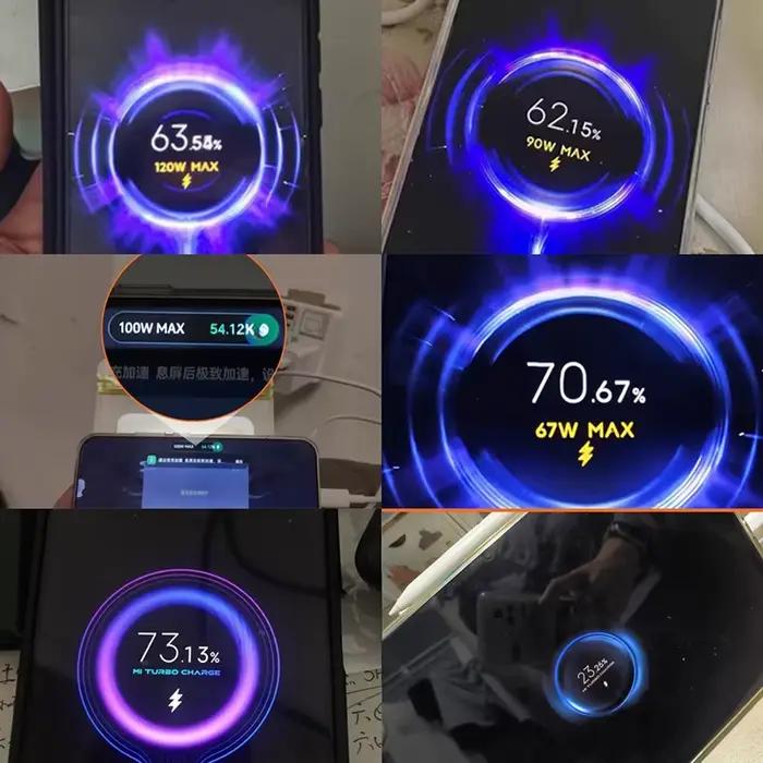 Chargeur Xiaomi Original 120W 100W Charge Rapide Câble USB C