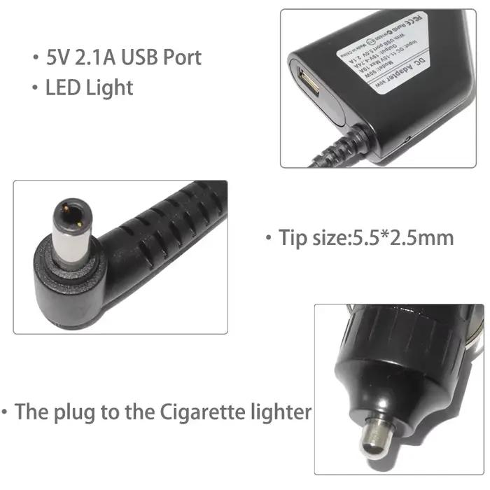 Chargeur de voiture universel pour ordinateur portable