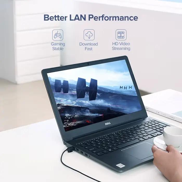 Câbles Ethernet Cat 6A 10 Gbps Performance réseau haute vitesse pour maison et bureau connexion stable pour streaming jeu et travail