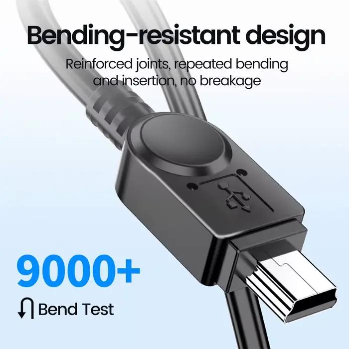 Câble USB Mini T-Port, charge rapide