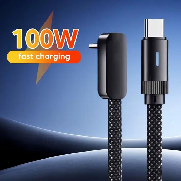 Olaf 100W 90 ° Câble USB C de type C à type C