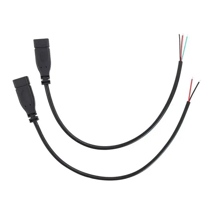 Câble USB C Type C DIY mâle/femelle pour ouvrir 0,3 m 1 m 2 m