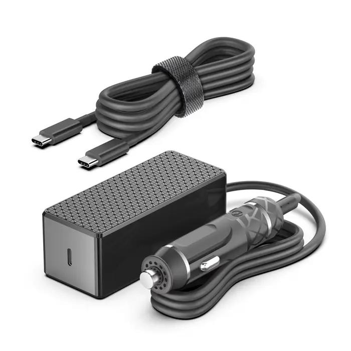 Chargeur rapide Laguna PD3.1 avec prise TYPE-C pour voiture et ordinateur portable, compatible avec Acer, Apple, Asus, Dell, HP, Lenovo, Xiaomi et autres marques populaires