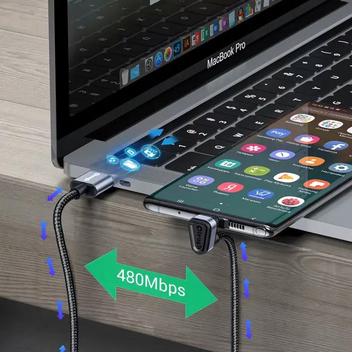 Elough câble USB Type C pour Samsung Xiaomi mi Redmi