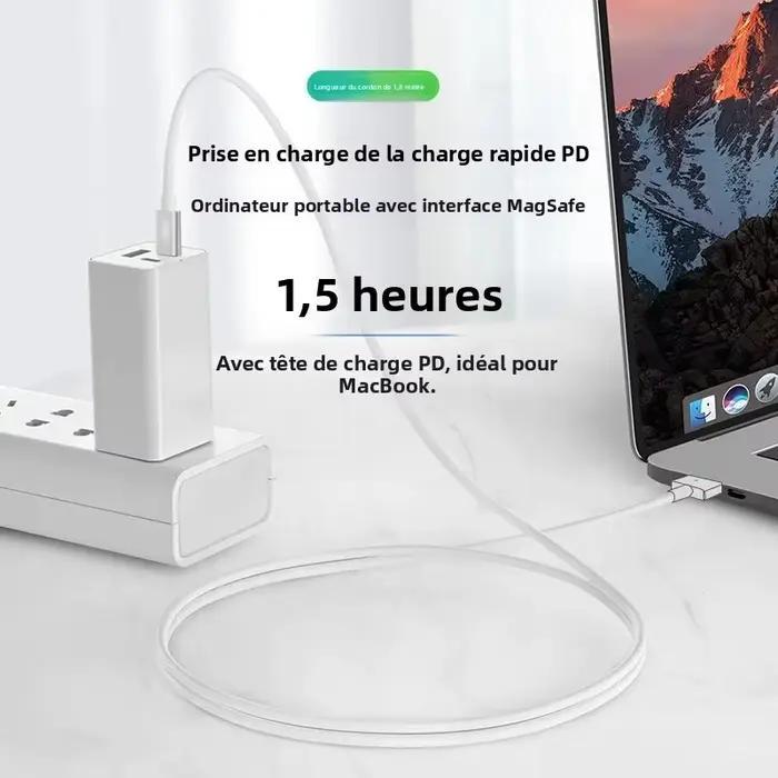 Câble de chargement magnétique sécurisé pour MacBook