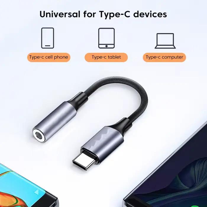 USB Type C à 3.5mm Jack Adaptateur Câble USB-C