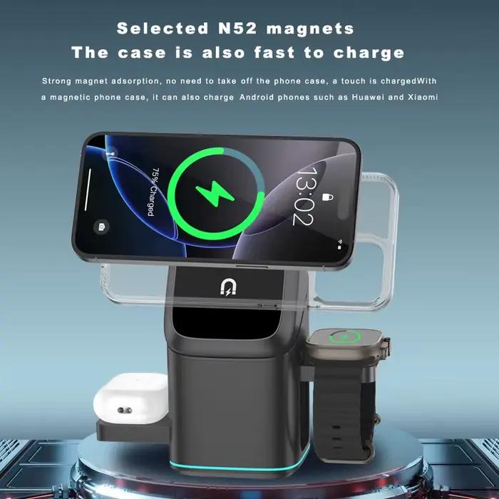 Chargeur sans fil magnétique 3 en 1