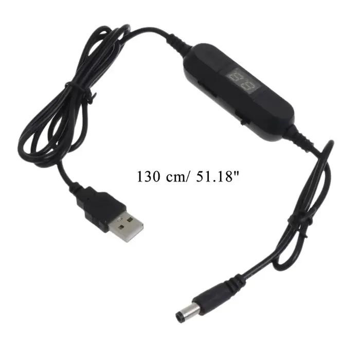 Câble de tension de sortie réglable USB 5V à 1.5V 3V 4.5V 6V 9V 12V