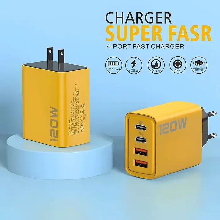 Chargeur USB C PD 4 Ports