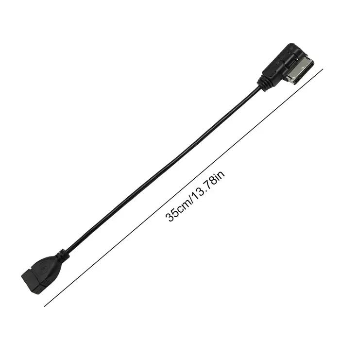Adaptateur Câble USB AUX pour Audi A6L Q5 Q7 A8 S5 VW Compatibilité Musique Haute Qualité Connexion Fiable Intégration Transparente
