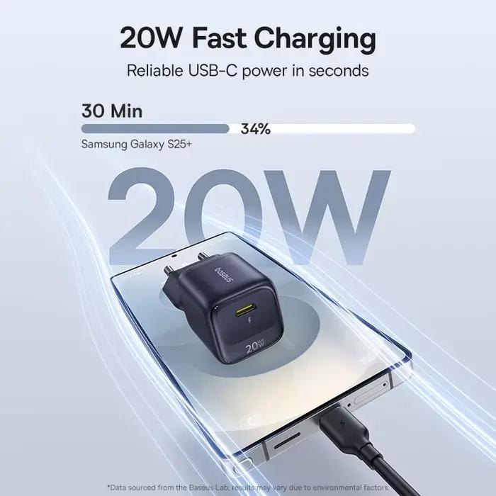 Baseus USB Type C chargeur 20W Portable USB C