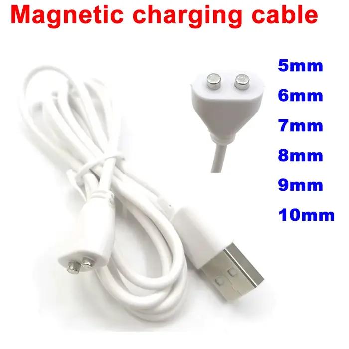 Câble magnétique LAJQTAO 2pin centre 5mm pour charge rapide et sûre des appareils intelligents et instruments de beauté occasions spéciales