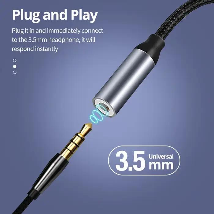 USB Type C à 3.5mm Jack Adaptateur Câble USB-C