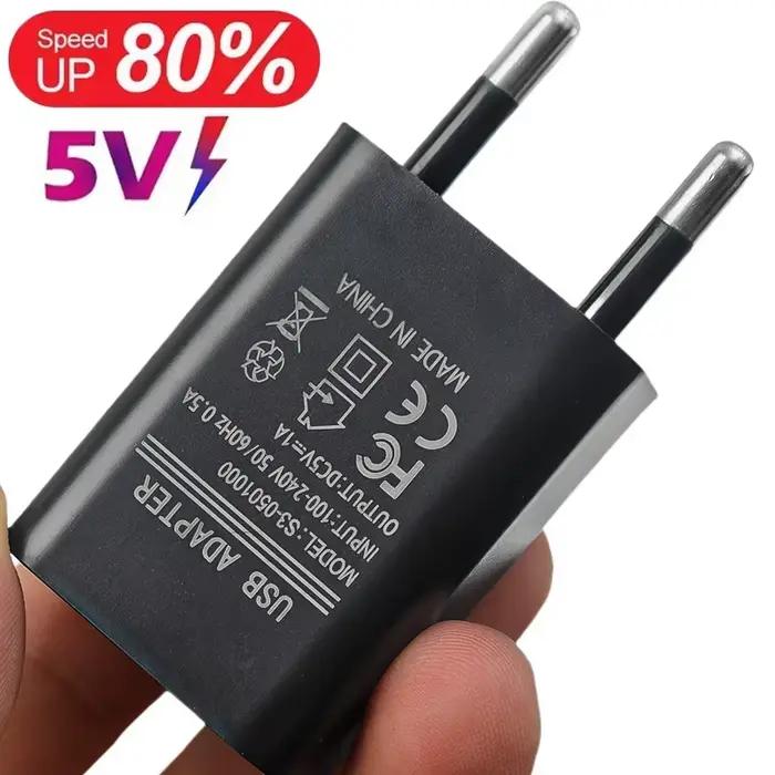 Adaptateur de chargeur USB Portable 5V 1A