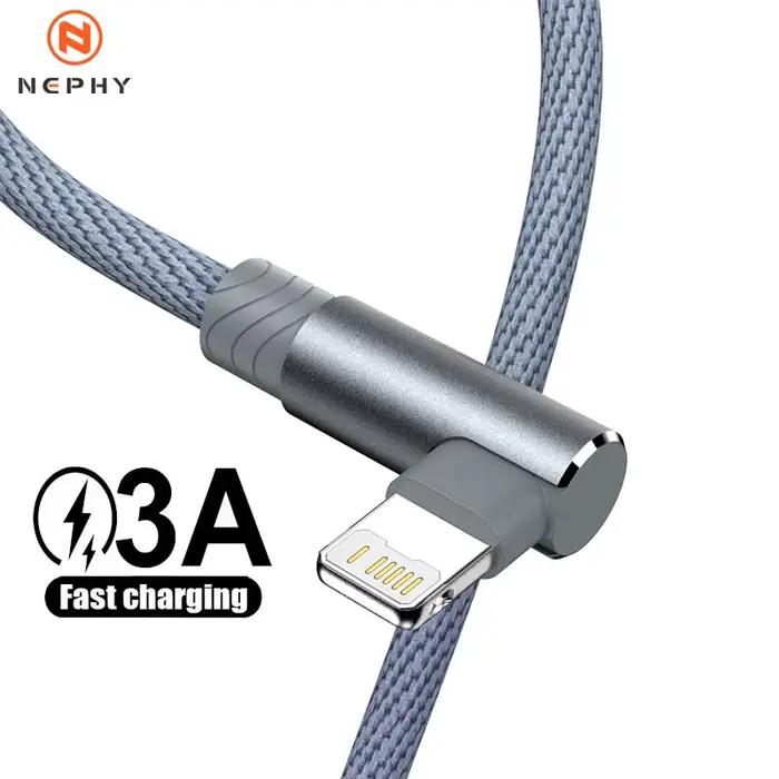 Câble USB de Charge rapide à 90 degrés