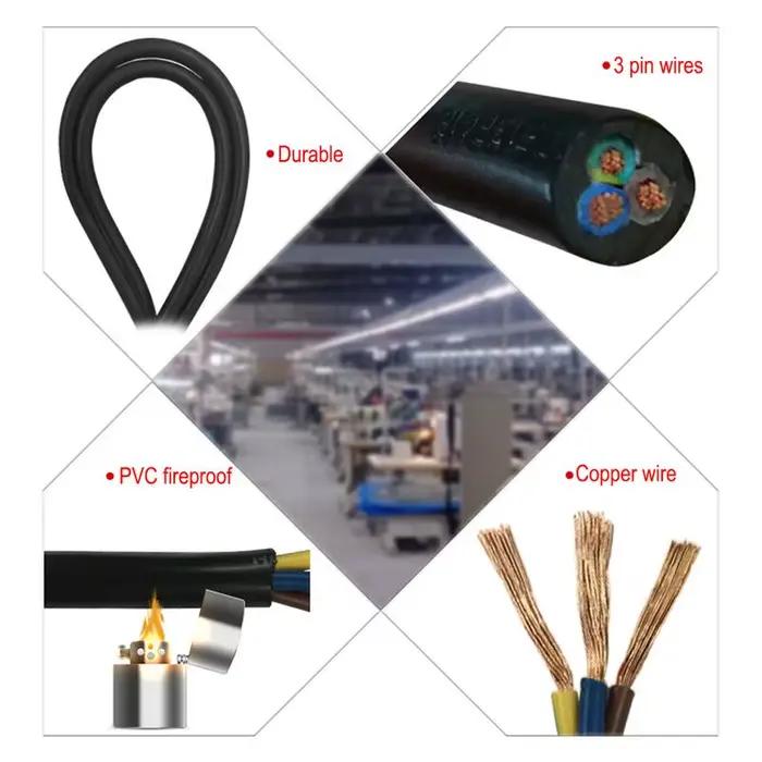 Câble d'alimentation IEC C13 C14 0.3m/0.5m/1m