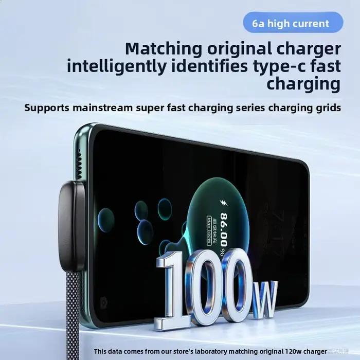 Câble de charge rapide 100W à angle droit 90 degrés USB C Type C, cordon de données pour téléphone portable, câble de charge rapide pour Samsung MI