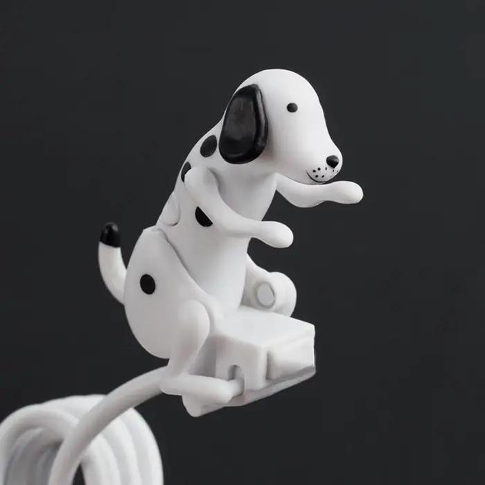 Câble de données en forme de chien mignon Type-C pour charge rapide et personnalisation amusante pour cadeaux et usage quotidien