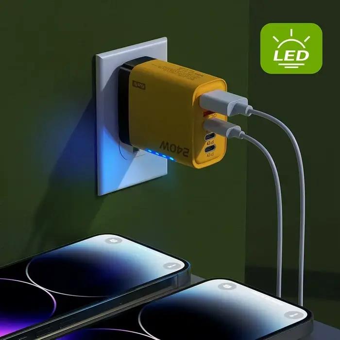 Chargeur de bureau 5 en 1 GaN USB C