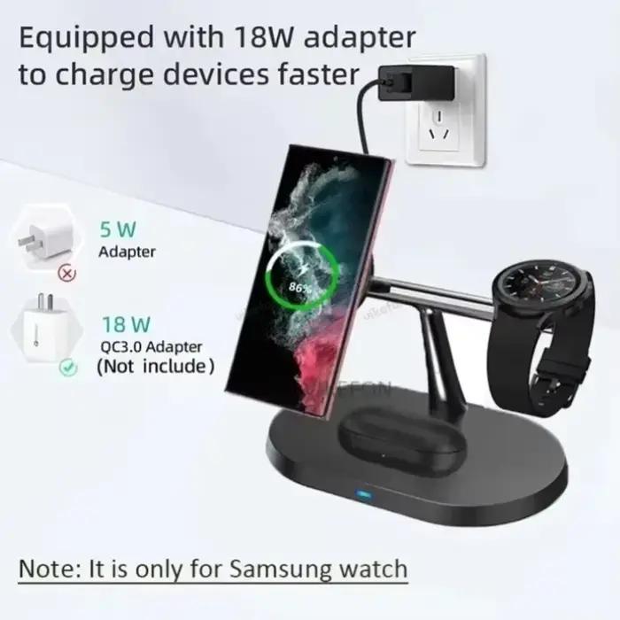 Chargeur magnétique sans fil 3 en 1