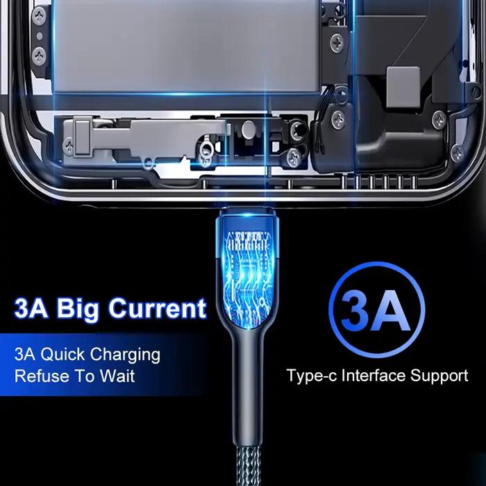 Câble de chargement USB vers Type C 5A