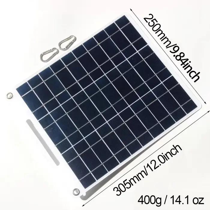 Chargeur solaire 100W avec deux ports USB
