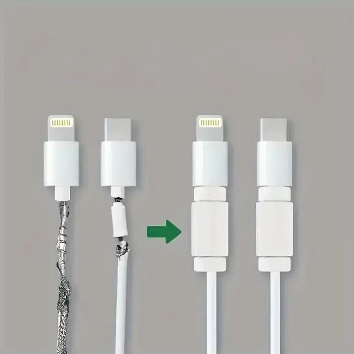 Protections de câbles en PVC - Protège-câbles de charge durables pour téléphones, câbles USB, câbles de données pour tablettes, accessoire non électronique
