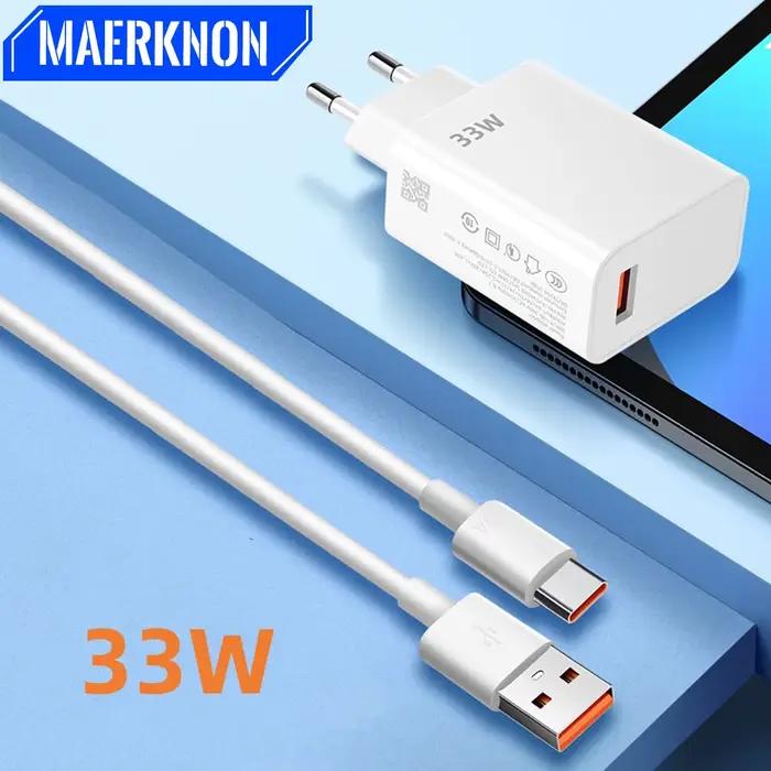 Chargeur USB à Charge Rapide de 33W