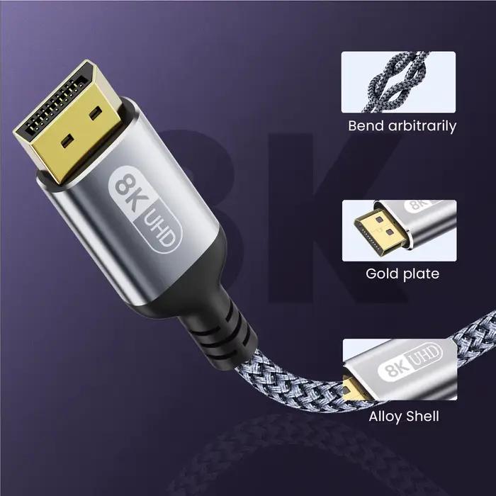 Câble DisplayPort 8K DP