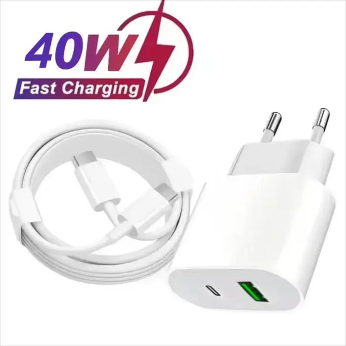 Chargeur de téléphone à charge rapide USB C