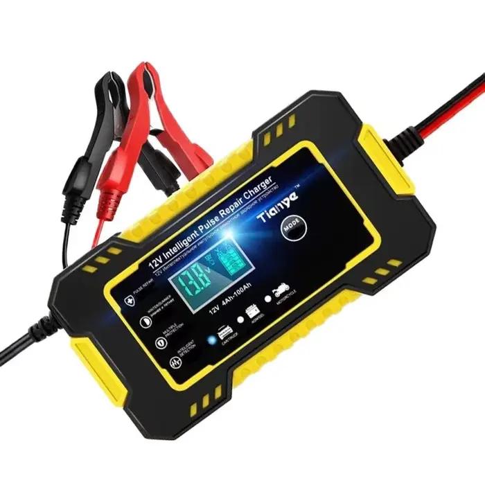 Chargeur de batterie de voiture complet pour moto 12V 6A